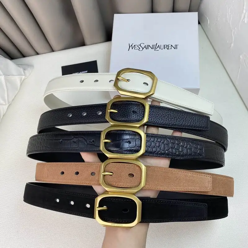 YSL belt 30mmX90-115cm 7D01